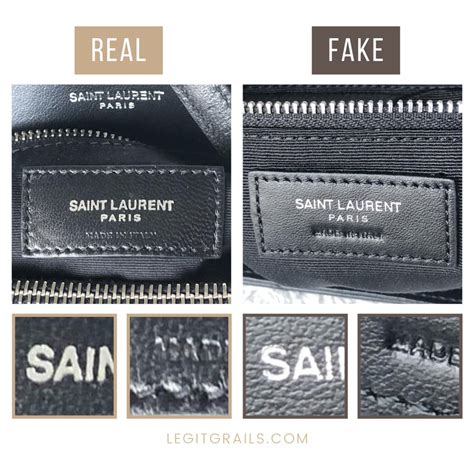 fake ysl bag vs real|ysl authenticity check code.